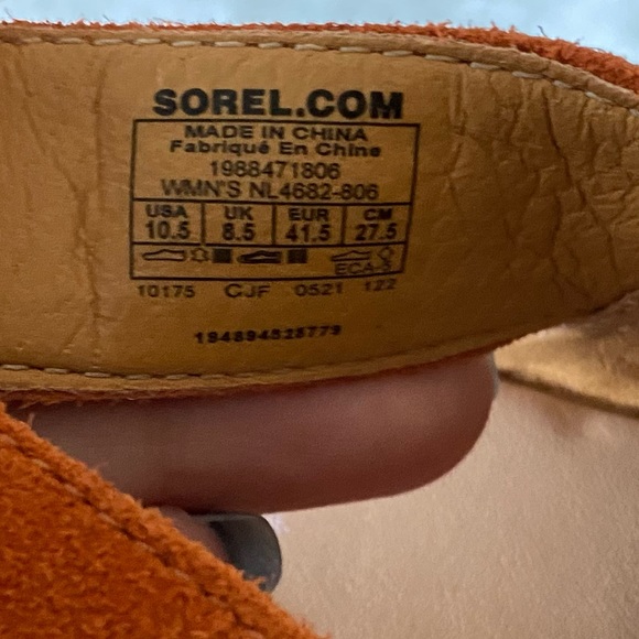 Sorel Women’s Wedge Joanie III Slingback in Desert Sun Orange Sandals 10.5 - Picture 11 of 11